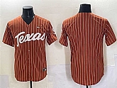 Men's Texas Longhorns Blank Orange Pinstripe SEC Patch Stitched Jersey,baseball caps,new era cap wholesale,wholesale hats