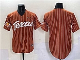 Men's Texas Longhorns Blank Orange Pinstripe 2025 Softball National Champions & SEC Patch Stitched Jersey,baseball caps,new era cap wholesale,wholesale hats