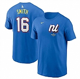 Men's National League #16 Will Smith Royal 2025 All-Star Edition Name & Number T-Shirt,baseball caps,new era cap wholesale,wholesale hats
