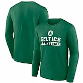 Men's Boston Celtics Green Let's Go Long Sleeve T-Shirt,baseball caps,new era cap wholesale,wholesale hats