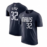 Men's Dallas Mavericks #32 Cooper Flagg Navy 2025 Draft First Round Pick Statement Edition Name & Number T-Shirt,baseball caps,new era cap wholesale,wholesale hats