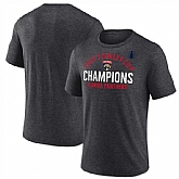 Men's Florida Panthers Heather Charcoal 2025 Stanley Cup Champions Rush Tri-Blend T-Shirt,baseball caps,new era cap wholesale,wholesale hats