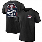 Men's Florida Panthers Black 2025 Stanley Cup Champions Shine T-Shirt,baseball caps,new era cap wholesale,wholesale hats