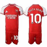 Men's Arsenal F.C #10 Emile Smith Rowe Red 2025 Home Soccer Jersey Suit,baseball caps,new era cap wholesale,wholesale hats