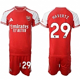 Men's Arsenal F.C #29 Kai Lukas Havertz Red 2025 Home Soccer Jersey Suit,baseball caps,new era cap wholesale,wholesale hats