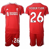 Men's Liverpool #26 robertson 2025 Red Home Soccer Jersey Suit,baseball caps,new era cap wholesale,wholesale hats