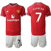 Men's Manchester United #7 Ranoldo 2025-26 Red Home Soccer Jersey Suit,baseball caps,new era cap wholesale,wholesale hats