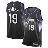 Men's Utah Jazz #19 Ace Bailey Black 2024-25 Draft Statement Edition Stitched Jersey Dzhi,baseball caps,new era cap wholesale,wholesale hats
