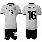 Men's Germany #16 Angelo Stiller White 2025 Home Soccer Jersey Suit,baseball caps,new era cap wholesale,wholesale hats