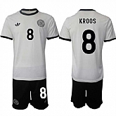 Men's Germany #8 Kroos White 2025 Home Soccer Jersey Suit,baseball caps,new era cap wholesale,wholesale hats