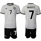 Men's Germany #7 Kai Havertz White 2025 Home Soccer Jersey Suit,baseball caps,new era cap wholesale,wholesale hats