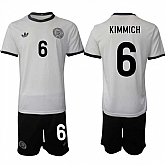 Men's Germany #6 Joshua Kimmich White 2025 Home Soccer Jersey Suit,baseball caps,new era cap wholesale,wholesale hats