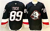 Men's Buffalo Sabres #89 Alex Tuch Black 2024-25 Alternate Stitched Hockey Jersey,baseball caps,new era cap wholesale,wholesale hats