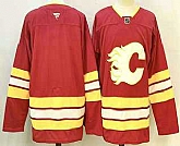Men's Calgary Flames Blank Red Authentic Jersey,baseball caps,new era cap wholesale,wholesale hats