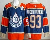 Men's Edmonton Oilers #93 Ryan Nugent Hopkins Blue Heritage Classic Authentic Jersey,baseball caps,new era cap wholesale,wholesale hats