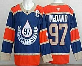 Men's Edmonton Oilers #97 Connor McDavid Blue Heritage Classic Authentic Jersey,baseball caps,new era cap wholesale,wholesale hats