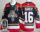 Men's Florida Panthers #16 Aleksander Barkov Navy 2025 Stanley Cup Champions Authentic Jersey,baseball caps,new era cap wholesale,wholesale hats