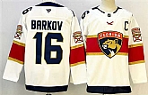 Men's Florida Panthers #16 Aleksander Barkov White 2024-25 Home With C Patch Stitched Hockey Jersey,baseball caps,new era cap wholesale,wholesale hats