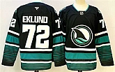 Men's San Jose Sharks #72 William Eklund Black 2024-25 Alternate Stitched Hockey Jersey,baseball caps,new era cap wholesale,wholesale hats