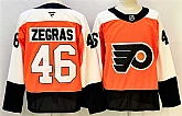 Men's Philadelphia Flyers #46 Trevor Zegras Orange 2024 Stitched Jersey,baseball caps,new era cap wholesale,wholesale hats