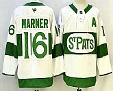 Men's Toronto Maple Leafs #16 Mitch Marner White St Pats Authentic Jersey,baseball caps,new era cap wholesale,wholesale hats
