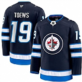 Men's Winnipeg Jets #19 Jonathan Toews Navy 2024-25 Home Stitched Hockey Jersey Dzhi,baseball caps,new era cap wholesale,wholesale hats