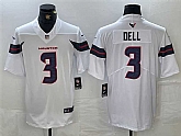 Men's Houston Texans #3 Tank Dell White Vapor Untouchable Stitched Football Jersey,baseball caps,new era cap wholesale,wholesale hats