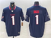 Men's Houston Texans #1 Stefon Diggs Navy F.U.S.E. Vapor Limited Football Stitched Jersey,baseball caps,new era cap wholesale,wholesale hats