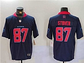 Men's Houston Texans #87 Cade Stover Navy 2nd Alternate F.U.S.E. Vapor Limited Football Stitched Jersey,baseball caps,new era cap wholesale,wholesale hats