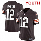 Youth Cleveland Browns #12 Shedeur Sanders Brown 2025 Vapor Limited Stitched Jersey Dzhi,baseball caps,new era cap wholesale,wholesale hats