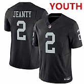 Youth Las Vegas Raiders #2 Ashton Jeanty Black 2025 F.U.S.E. Vapor Stitched Jersey Dzhi,baseball caps,new era cap wholesale,wholesale hats