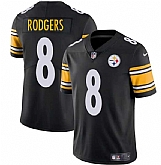 Men & Women & Youth Pittsburgh Steelers #8 Aaron Rodgers Black 2025 Vapor Limited Stitched Jersey,baseball caps,new era cap wholesale,wholesale hats