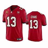 Men & Women & Youth Tampa Bay Buccaneers #13 Mike Evans Red 2025 50th Anniversary Patch And 4-Star C Patch Vapor Untouchable Limited Stitched Jersey,baseball caps,new era cap wholesale,wholesale hats