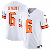 Men & Women & Youth Tampa Bay Buccaneers #6 Baker Mayfield White 2025 F.U.S.E. Vapor Limited Stitched Jersey,baseball caps,new era cap wholesale,wholesale hats