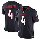 Men & Women & Youth Houston Texans #4 Kamari Lassiter Navy 2025 F.U.S.E. Vapor Limited Stitched Jersey,baseball caps,new era cap wholesale,wholesale hats