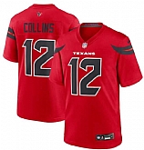 Men & Women & Youth Houston Texans #12 Nico Collins Red Alternate Vapor Limited Stitched Jersey,baseball caps,new era cap wholesale,wholesale hats