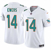 Men & Women & Youth Miami Dolphins #14 Quinn Ewers White 2025 Draft F.U.S.E. Vapor Limited Stitched Jersey,baseball caps,new era cap wholesale,wholesale hats