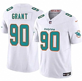 Men & Women & Youth Miami Dolphins #90 Kenneth Grant White 2025 Draft F.U.S.E. Vapor Limited Stitched Jersey,baseball caps,new era cap wholesale,wholesale hats