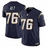 Men & Women & Youth Los Angeles Chargers #76 Joe Alt Navy 2025 F.U.S.E. Alternate Vapor Limited Stitched Jersey,baseball caps,new era cap wholesale,wholesale hats
