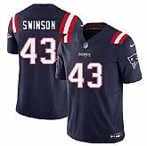 Men & Women & Youth New England Patriots #43 Bradyn Swinson Navy 2025 F.U.S.E. Vapor Limited Stitched Jersey,baseball caps,new era cap wholesale,wholesale hats