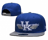 Kentucky Wildcats Stitched Snapback Hats,baseball caps,new era cap wholesale,wholesale hats