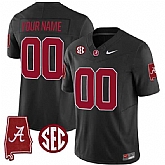 Men's Alabama Crimson Tide Active Player Custom Black F.U.S.E. Alabama Map Stitched Football Jersey,baseball caps,new era cap wholesale,wholesale hats