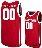 Men's Houston Cougars Active Player Custom Red Stitched Basketball Jersey,baseball caps,new era cap wholesale,wholesale hats
