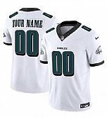 Men's Philadelphia Eagles Active Player Custom White 2024 New F.U.S.E. Vapor Untouchable Limited Football Stitched Jersey,baseball caps,new era cap wholesale,wholesale hats