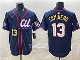 Men's American League #13 Junior Caminero Navy 2025 All-Star Edition Limited Stitched Jersey,baseball caps,new era cap wholesale,wholesale hats
