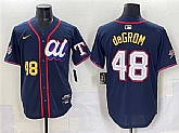 Men's American League #48 Jacob deGrom Navy 2025 All-Star Edition Limited Stitched Jersey,baseball caps,new era cap wholesale,wholesale hats