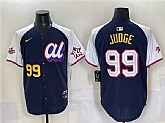 Men's American League #99 Aaron Judge Navy Alternate 2025 All-Star Edition Limited Stitched Jersey,baseball caps,new era cap wholesale,wholesale hats