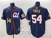 Men's American League #54 Max Fried Navy 2025 All-Star Edition Limited Stitched Jersey,baseball caps,new era cap wholesale,wholesale hats