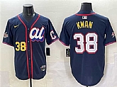 Men's American League #38 Steven Kwan Navy 2025 All-Star Edition Limited Stitched Jersey,baseball caps,new era cap wholesale,wholesale hats