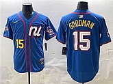 Men's National League #15 Hunter Goodman Blue 2025 All-Star Edition Limited Stitched Jersey,baseball caps,new era cap wholesale,wholesale hats